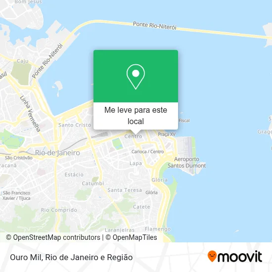 Ouro Mil mapa