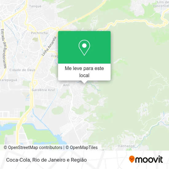 Coca-Cola mapa