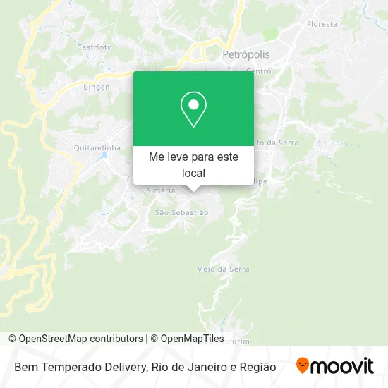 Bem Temperado Delivery mapa