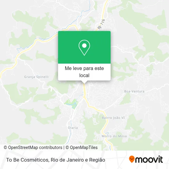 To Be Cosméticos mapa