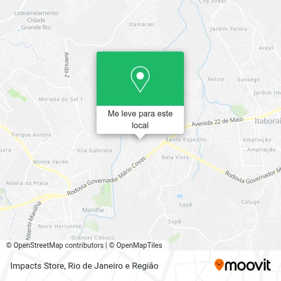 Impacts Store mapa