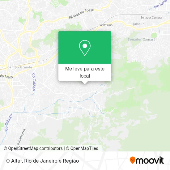 O Altar mapa