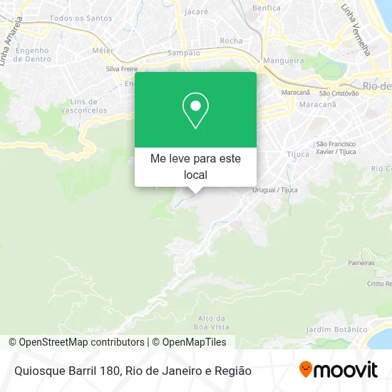 Quiosque Barril 180 mapa