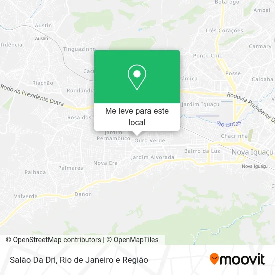 Salão Da Dri mapa