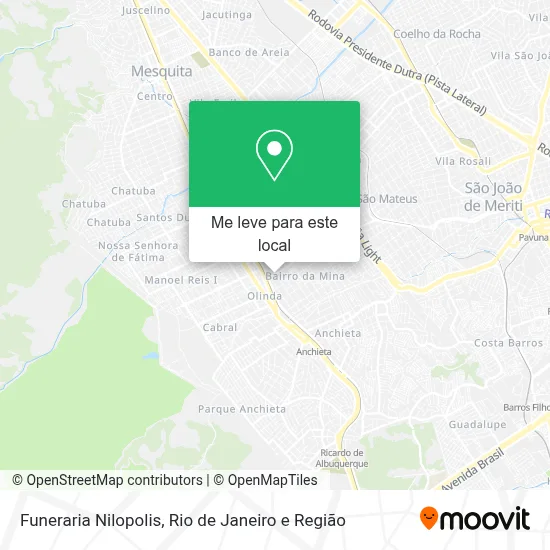 Funeraria Nilopolis mapa