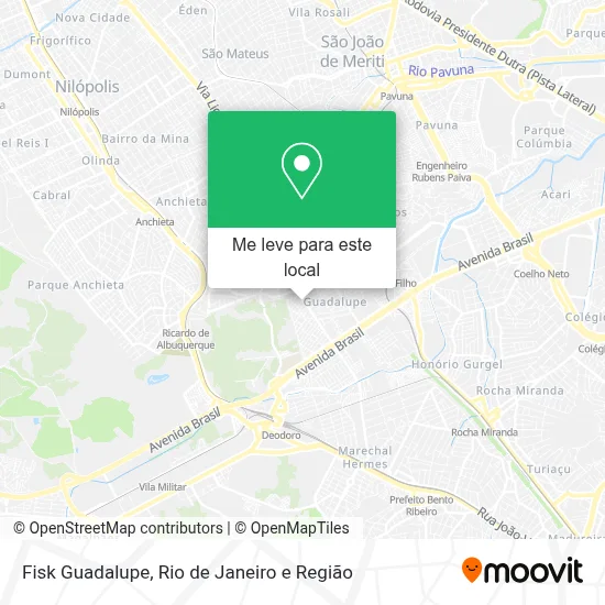 Fisk Guadalupe mapa