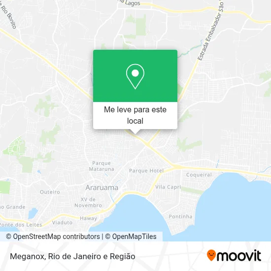 Meganox mapa