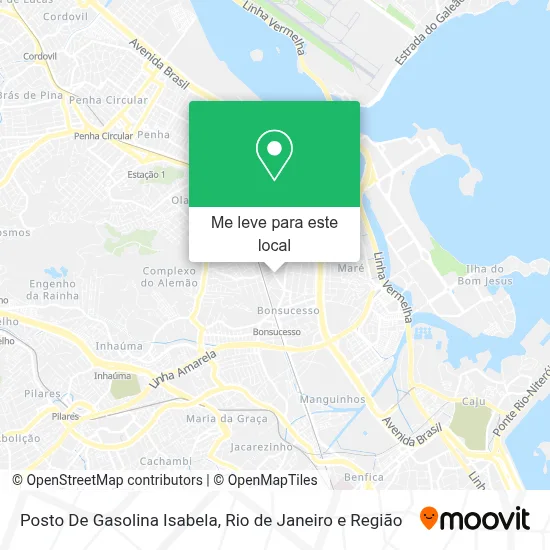 Posto De Gasolina Isabela mapa