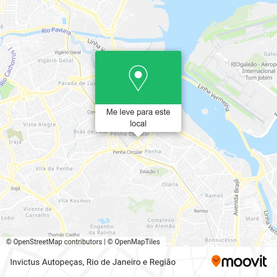 Invictus Autopeças mapa