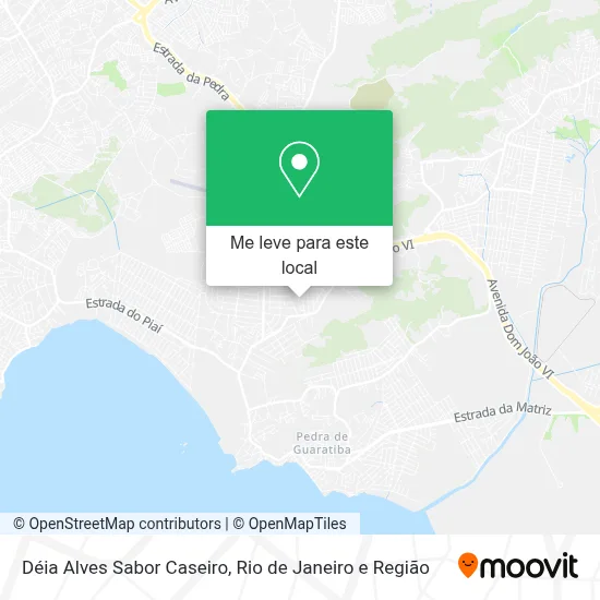 Déia Alves Sabor Caseiro mapa