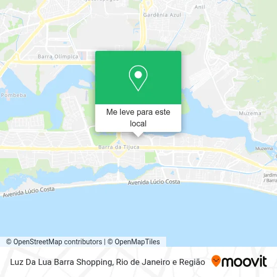 Luz Da Lua Barra Shopping mapa