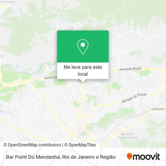 Bar Point Do Mendanha mapa