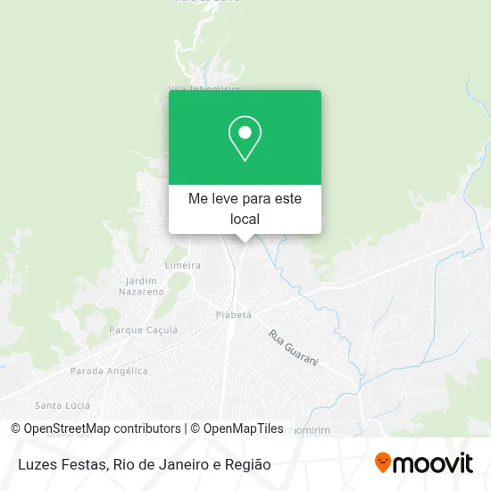Luzes Festas mapa