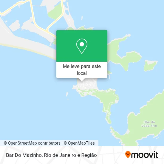 Bar Do Mazinho mapa