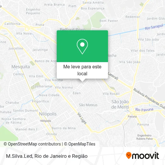 M.Silva.Led mapa
