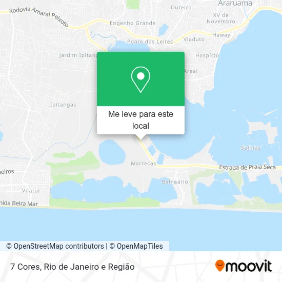 7 Cores mapa
