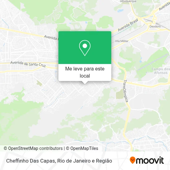 Cheffinho Das Capas mapa
