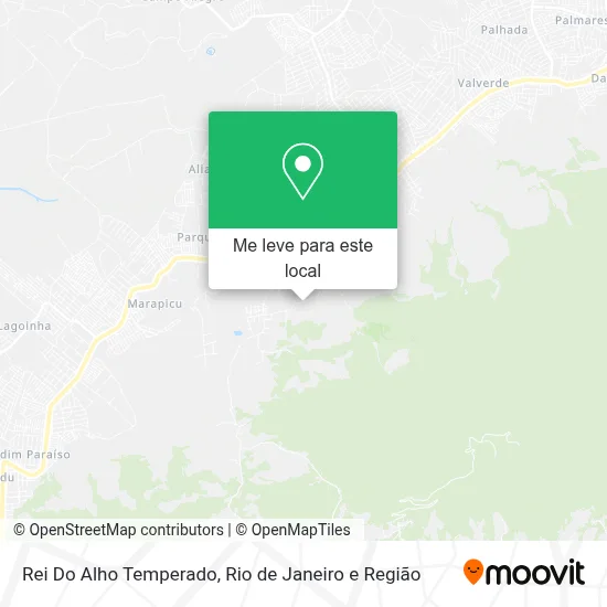 Rei Do Alho Temperado mapa