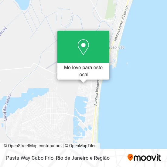 Pasta Way Cabo Frio mapa