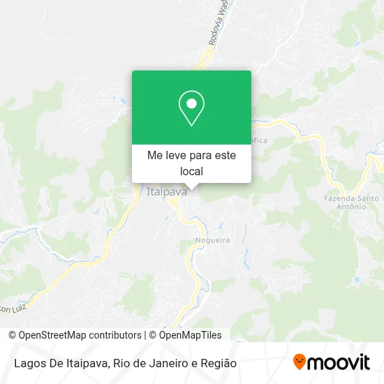 Lagos De Itaipava mapa