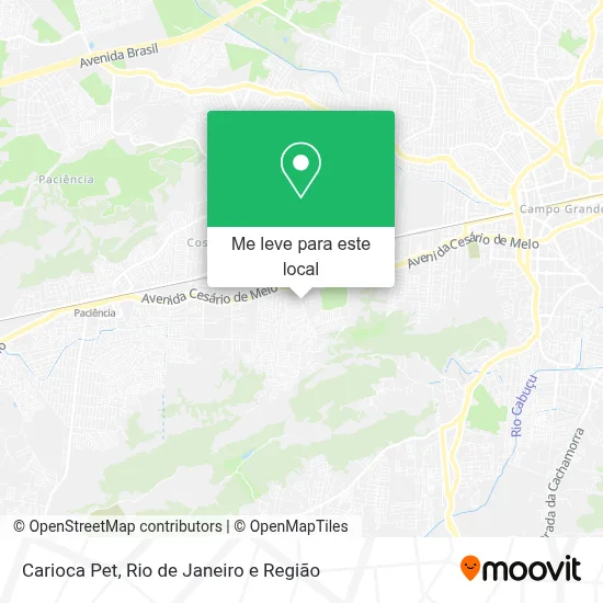 Carioca Pet mapa