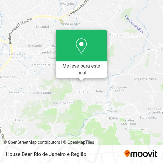 House Beer mapa