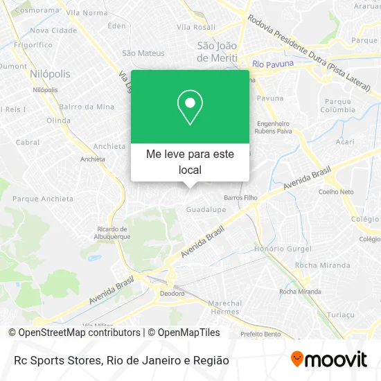 Rc Sports Stores mapa