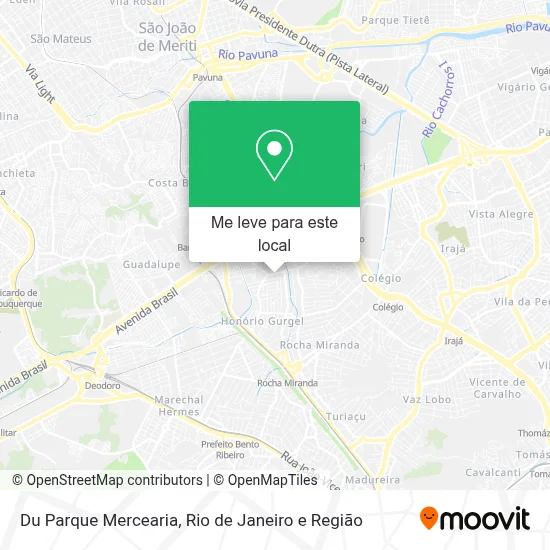 Du Parque Mercearia mapa