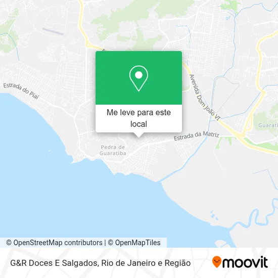G&R Doces E Salgados mapa