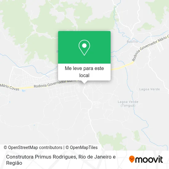 Construtora Primus Rodrigues mapa