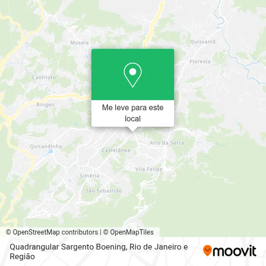 Quadrangular Sargento Boening mapa