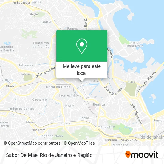 Sabor De Mae mapa