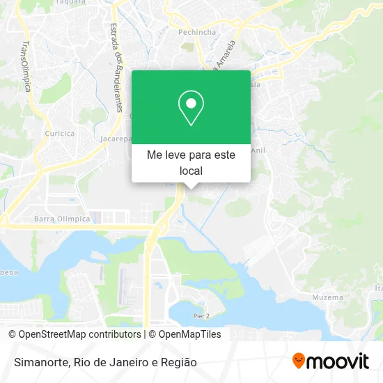 Simanorte mapa
