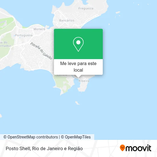 Posto Shell mapa