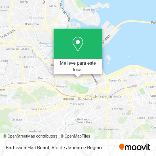 Barbearia Hall Beaut mapa
