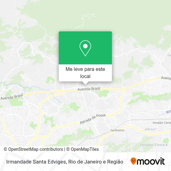 Irmandade Santa Edviges mapa