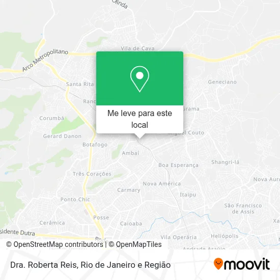 Dra. Roberta Reis mapa
