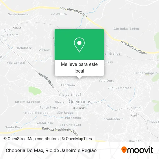 Choperia Do Max mapa