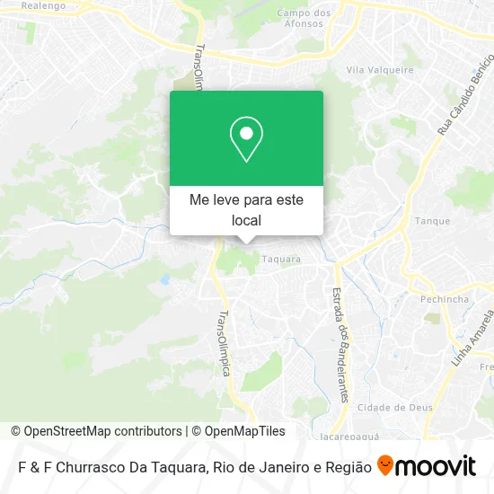 F & F Churrasco Da Taquara mapa
