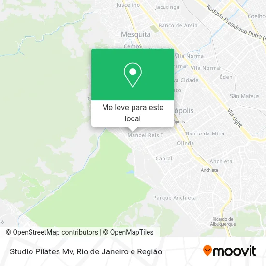 Studio Pilates Mv mapa