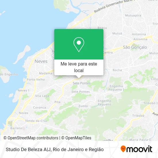 Studio De Beleza A|J mapa