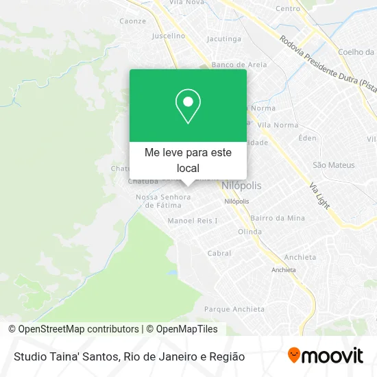 Studio Taina' Santos mapa