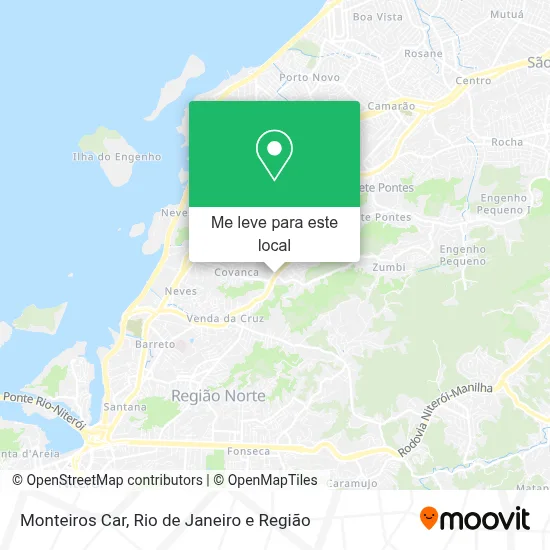 Monteiros Car mapa