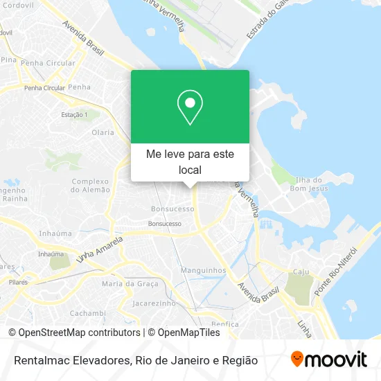 Rentalmac Elevadores mapa