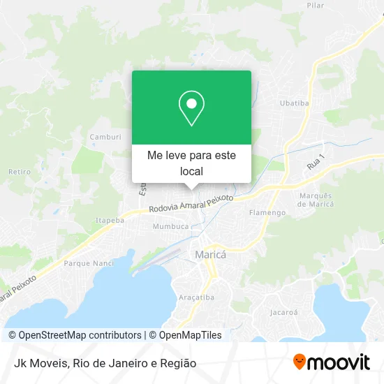 Jk Moveis mapa
