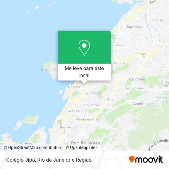 Colégio Jipa mapa