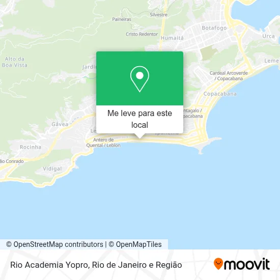 Rio Academia Yopro mapa