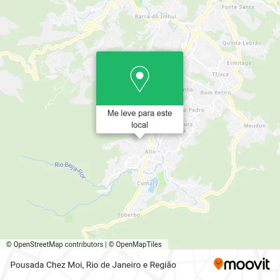 Pousada Chez Moi mapa
