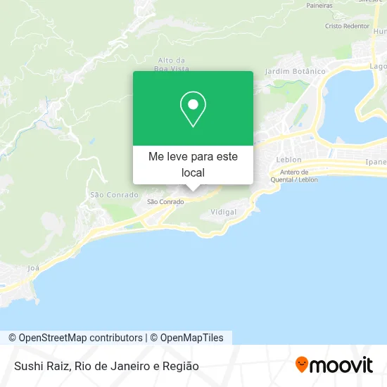 Sushi Raiz mapa