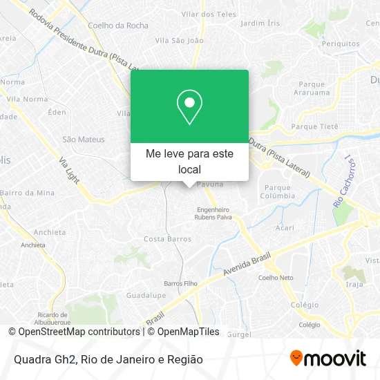 Quadra Gh2 mapa